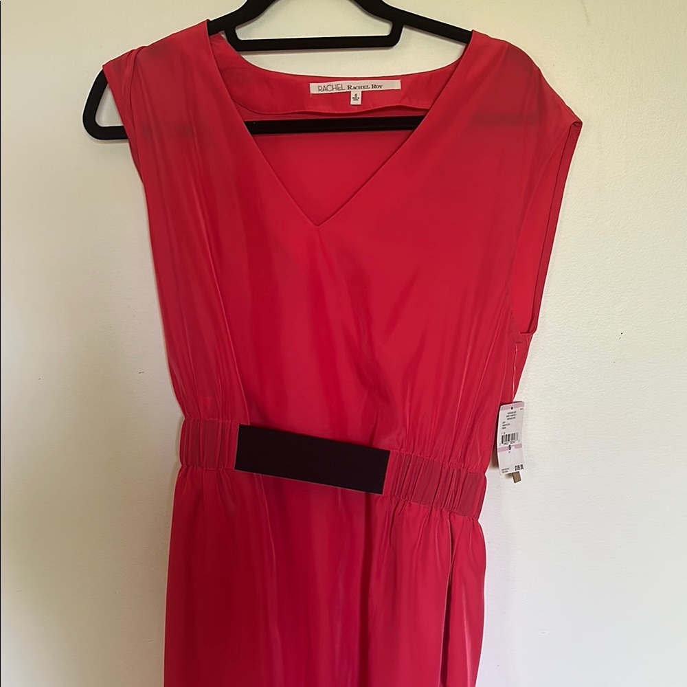 RACHEL Rachel Roy Vivid Red Midi Dress